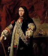 Ferdinand bol Portrait of Engel de Ruyter (1649-1683). Spain oil painting artist